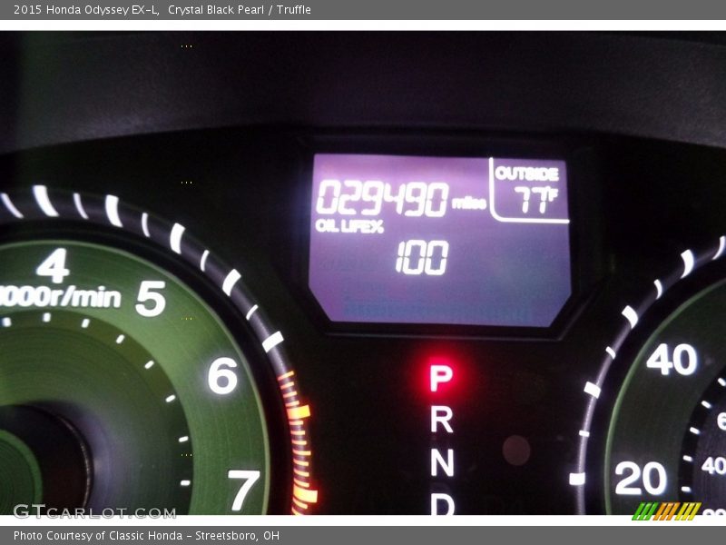 Crystal Black Pearl / Truffle 2015 Honda Odyssey EX-L