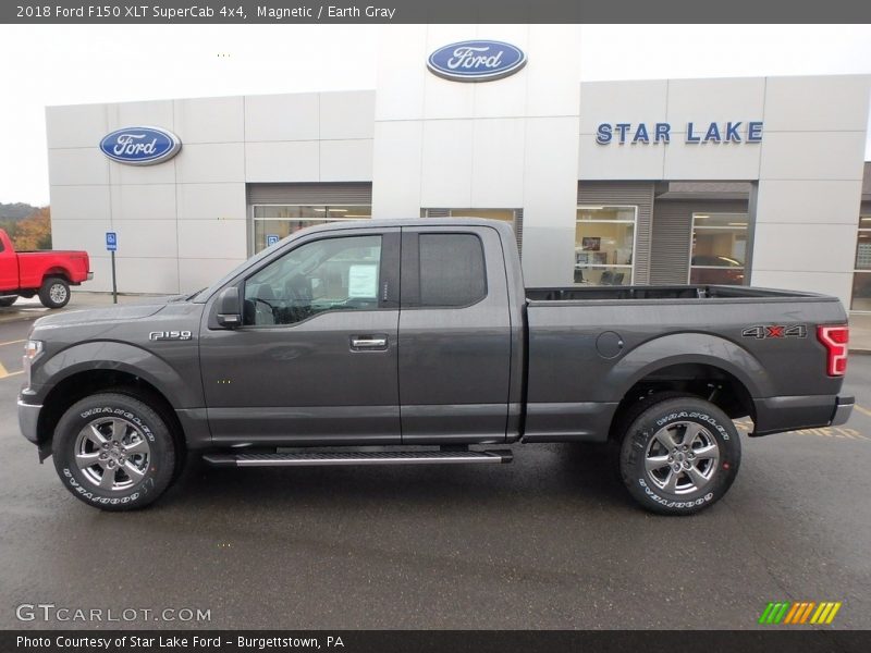 Magnetic / Earth Gray 2018 Ford F150 XLT SuperCab 4x4