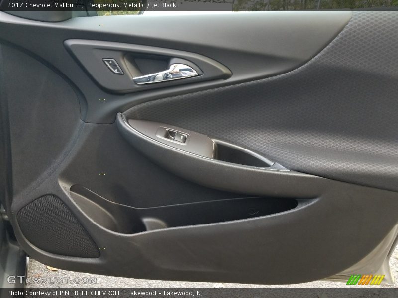Pepperdust Metallic / Jet Black 2017 Chevrolet Malibu LT