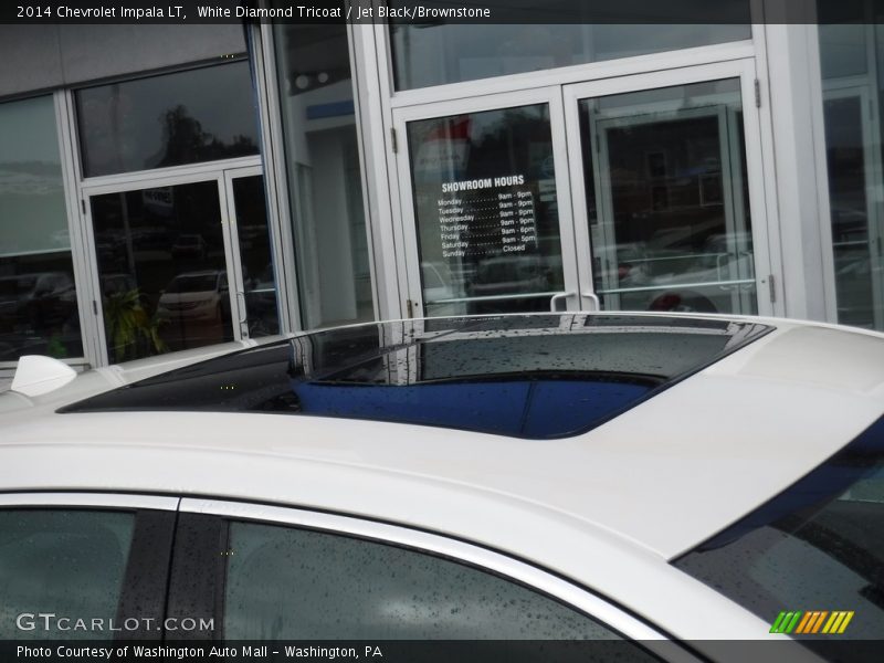 White Diamond Tricoat / Jet Black/Brownstone 2014 Chevrolet Impala LT