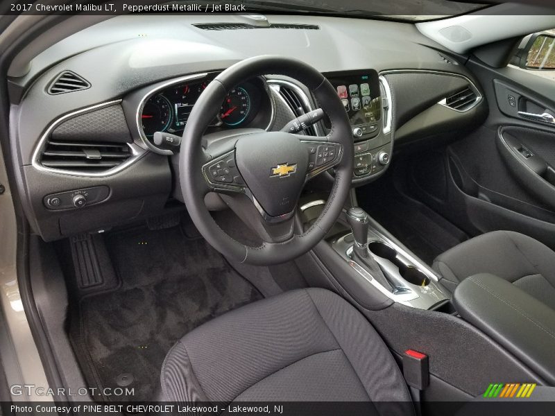 Pepperdust Metallic / Jet Black 2017 Chevrolet Malibu LT