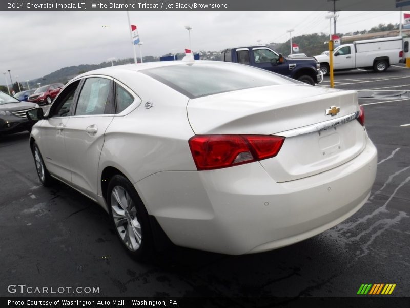 White Diamond Tricoat / Jet Black/Brownstone 2014 Chevrolet Impala LT