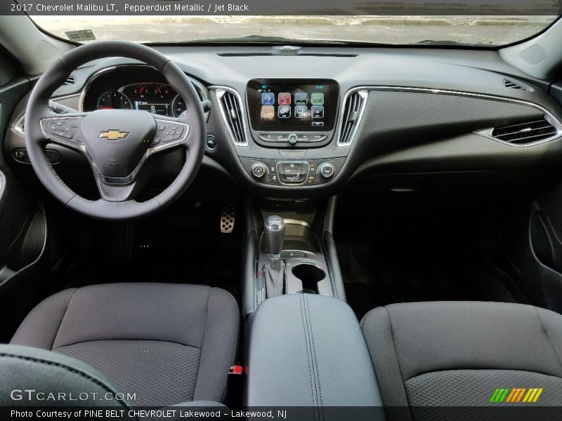 Pepperdust Metallic / Jet Black 2017 Chevrolet Malibu LT