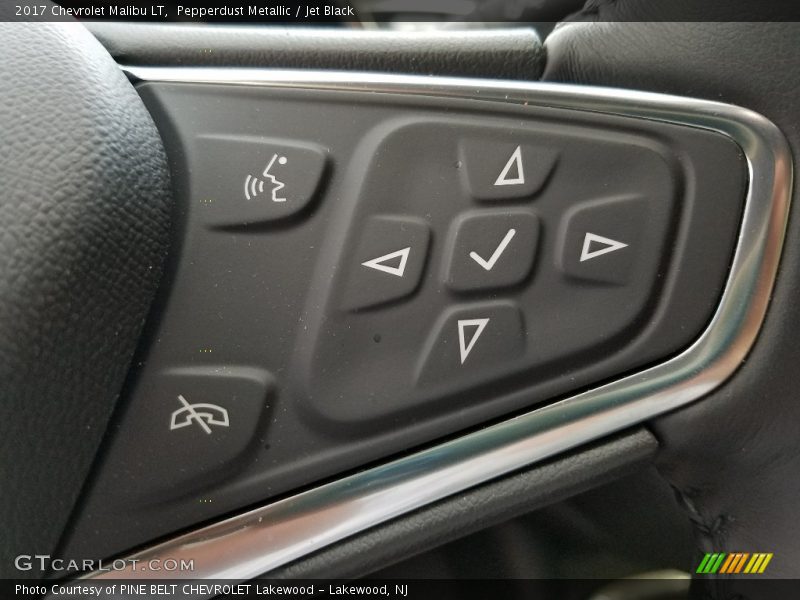 Pepperdust Metallic / Jet Black 2017 Chevrolet Malibu LT