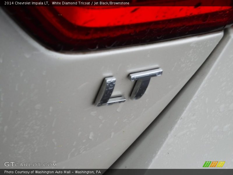 White Diamond Tricoat / Jet Black/Brownstone 2014 Chevrolet Impala LT