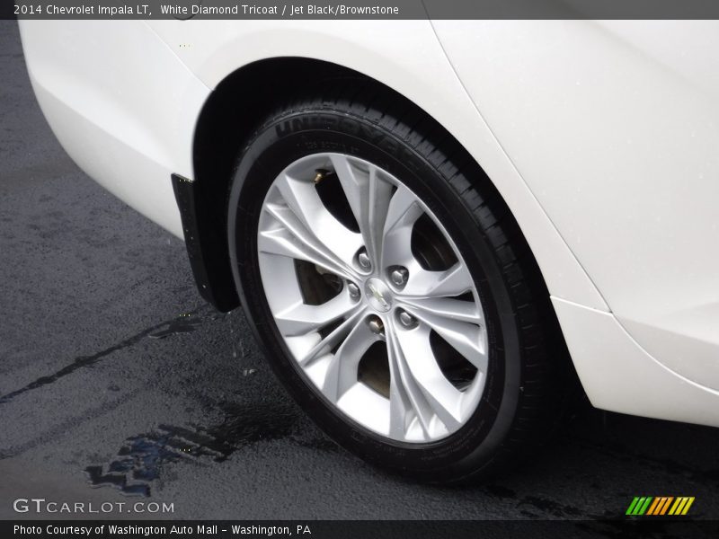 White Diamond Tricoat / Jet Black/Brownstone 2014 Chevrolet Impala LT