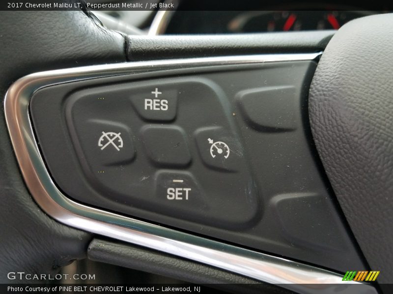 Pepperdust Metallic / Jet Black 2017 Chevrolet Malibu LT