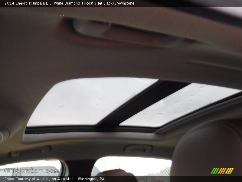 White Diamond Tricoat / Jet Black/Brownstone 2014 Chevrolet Impala LT