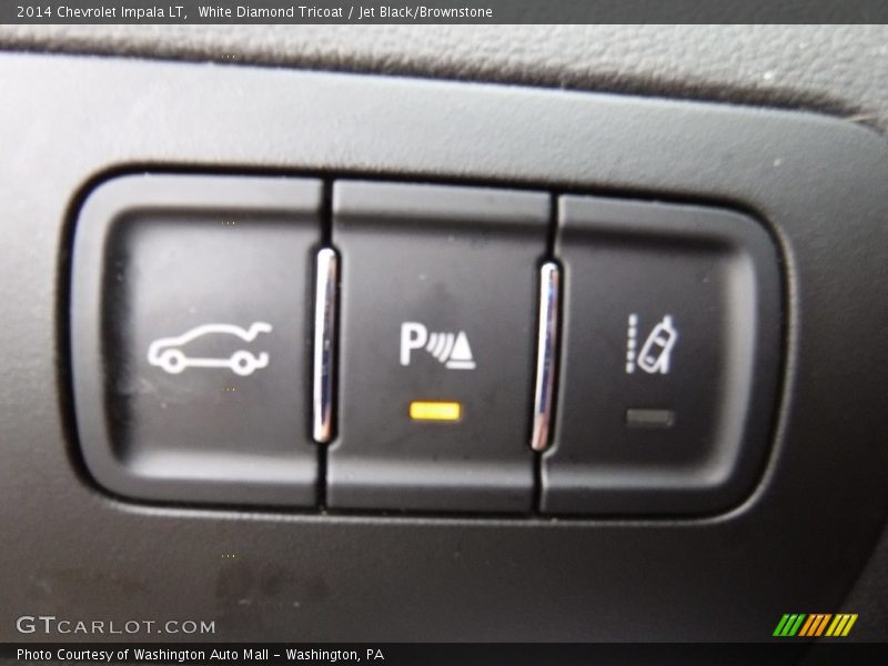 White Diamond Tricoat / Jet Black/Brownstone 2014 Chevrolet Impala LT