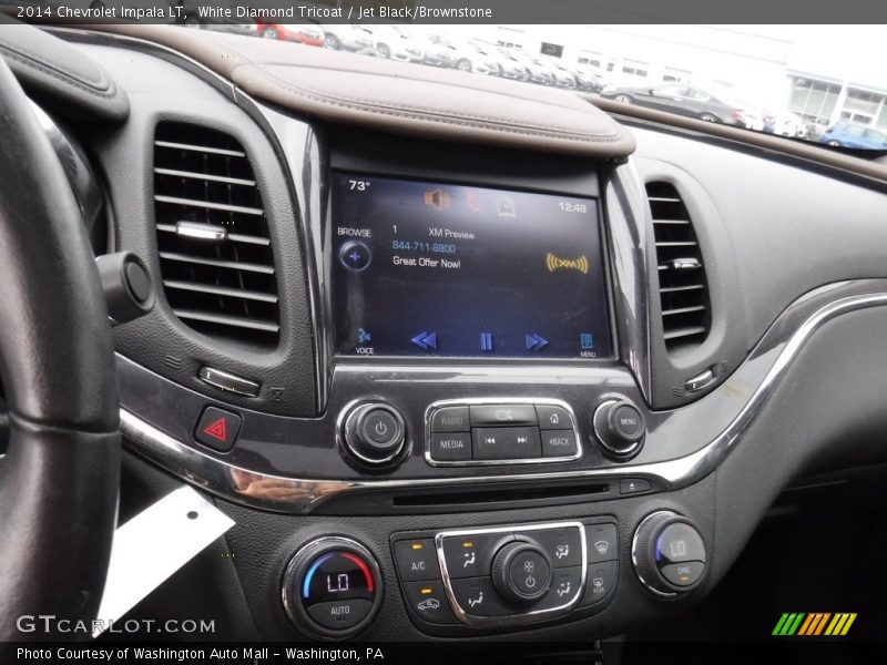 White Diamond Tricoat / Jet Black/Brownstone 2014 Chevrolet Impala LT