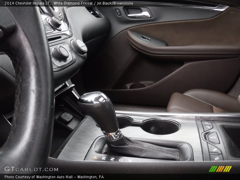 White Diamond Tricoat / Jet Black/Brownstone 2014 Chevrolet Impala LT