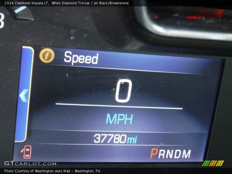 White Diamond Tricoat / Jet Black/Brownstone 2014 Chevrolet Impala LT