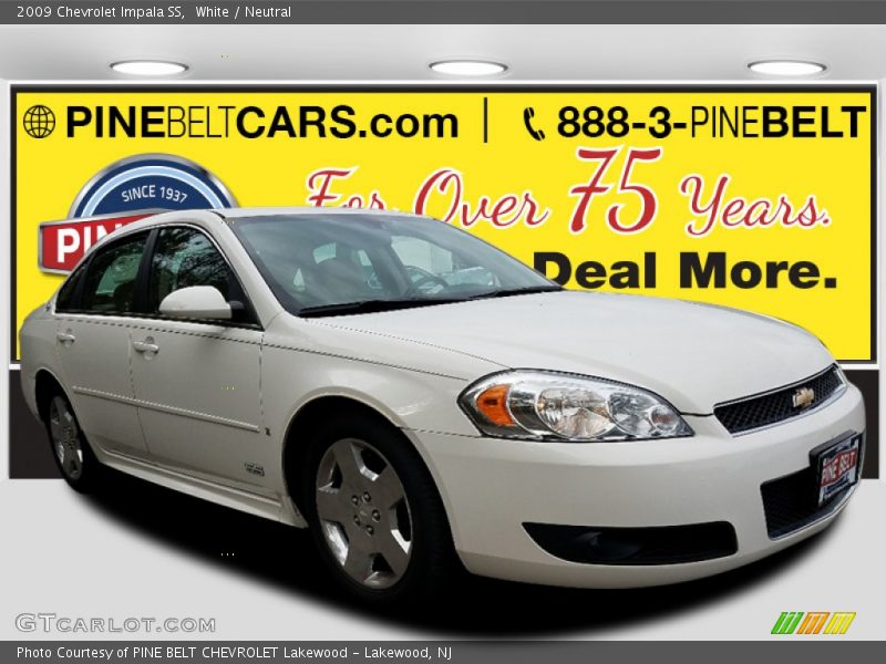 White / Neutral 2009 Chevrolet Impala SS