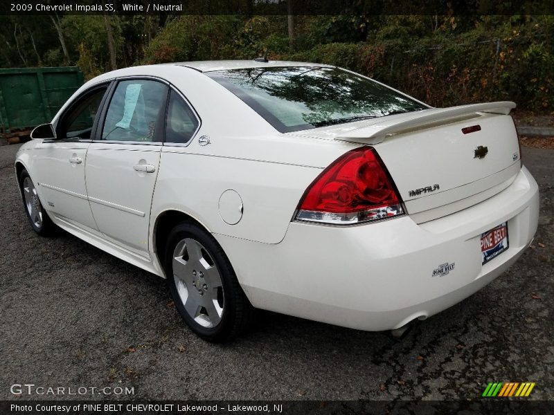White / Neutral 2009 Chevrolet Impala SS