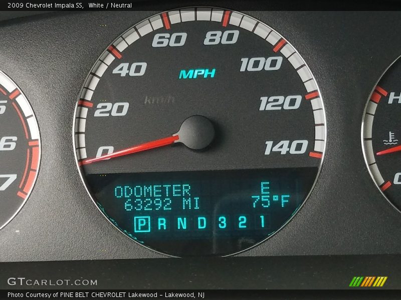White / Neutral 2009 Chevrolet Impala SS