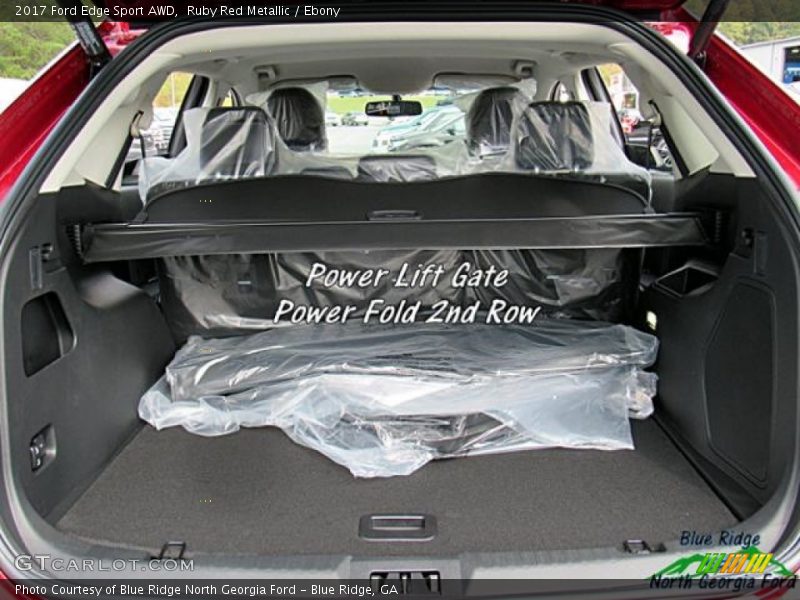 Ruby Red Metallic / Ebony 2017 Ford Edge Sport AWD