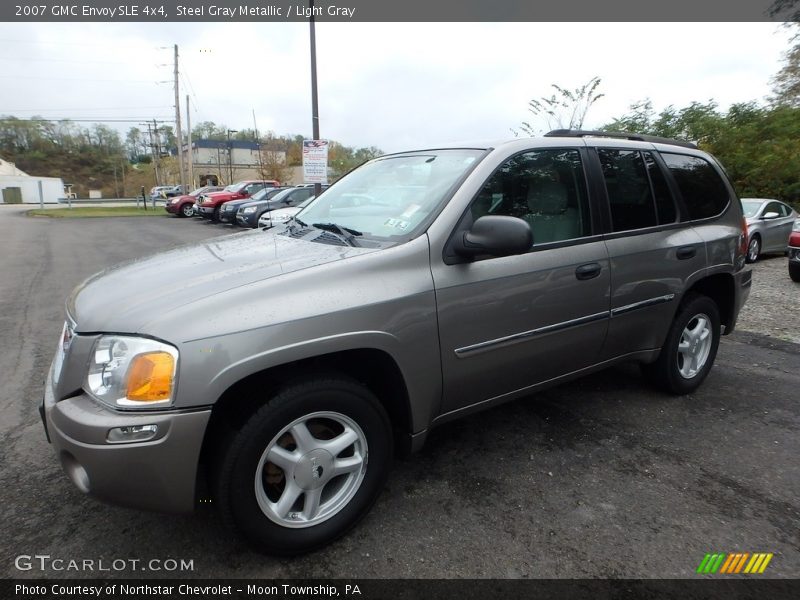 Steel Gray Metallic / Light Gray 2007 GMC Envoy SLE 4x4
