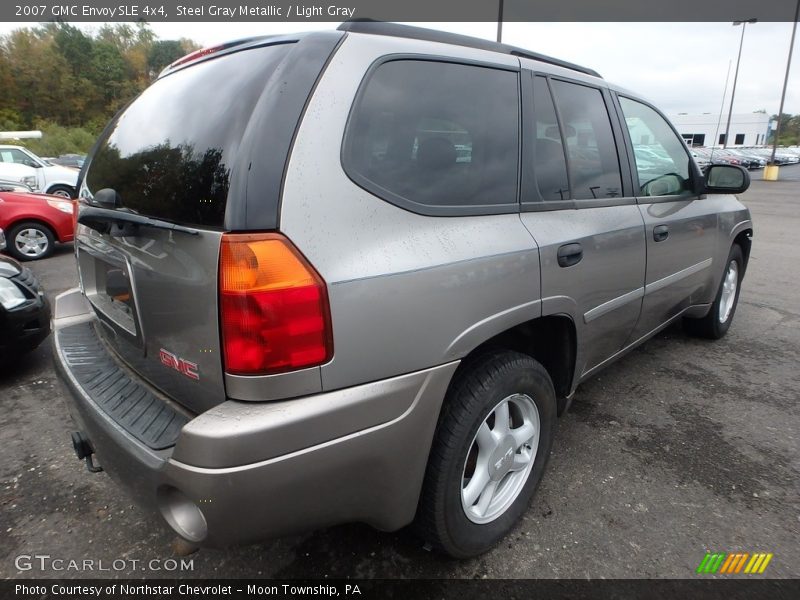 Steel Gray Metallic / Light Gray 2007 GMC Envoy SLE 4x4
