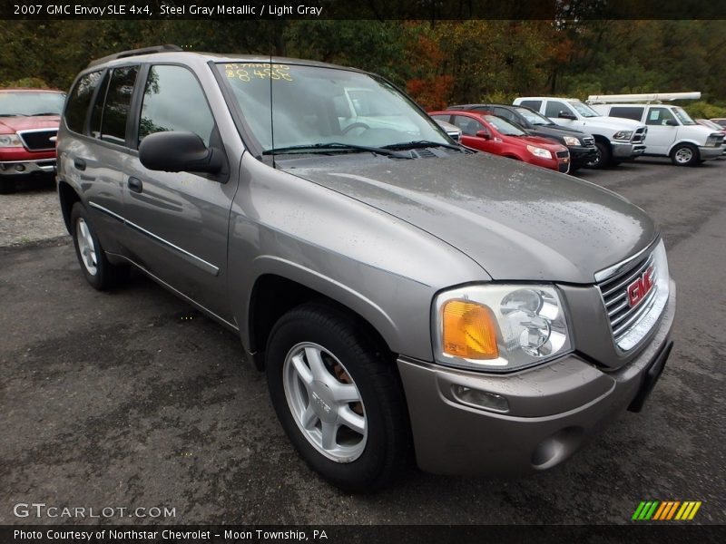 Steel Gray Metallic / Light Gray 2007 GMC Envoy SLE 4x4