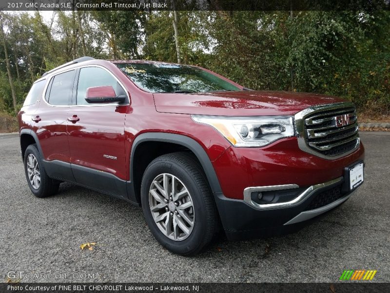 Crimson Red Tintcoat / Jet Black 2017 GMC Acadia SLE