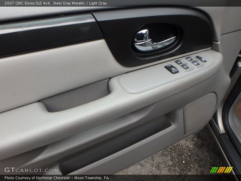 Steel Gray Metallic / Light Gray 2007 GMC Envoy SLE 4x4