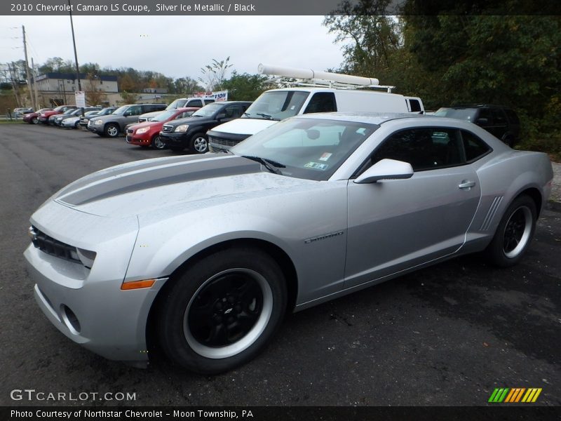 Silver Ice Metallic / Black 2010 Chevrolet Camaro LS Coupe