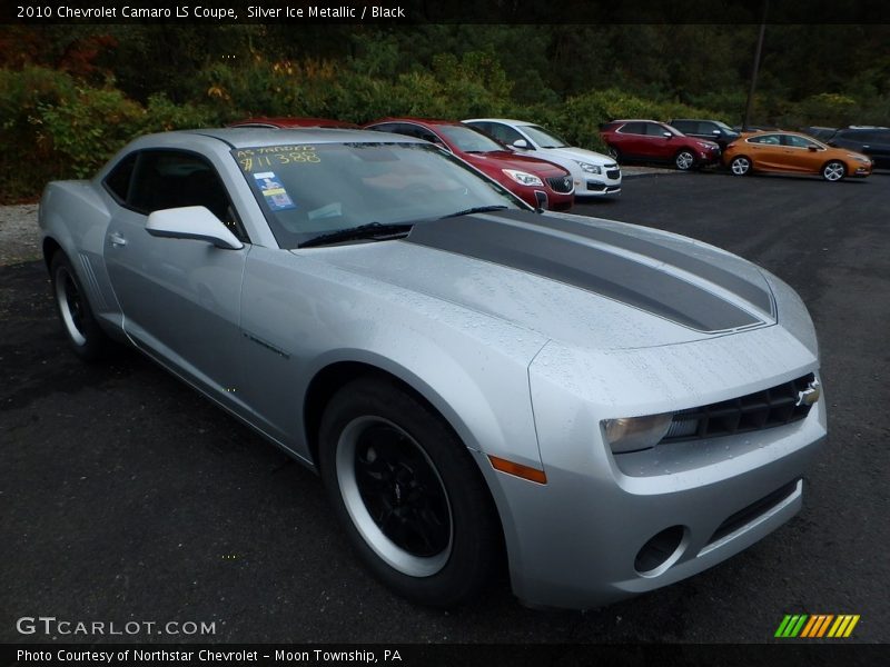 Silver Ice Metallic / Black 2010 Chevrolet Camaro LS Coupe