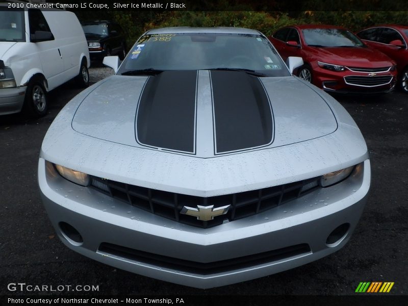 Silver Ice Metallic / Black 2010 Chevrolet Camaro LS Coupe
