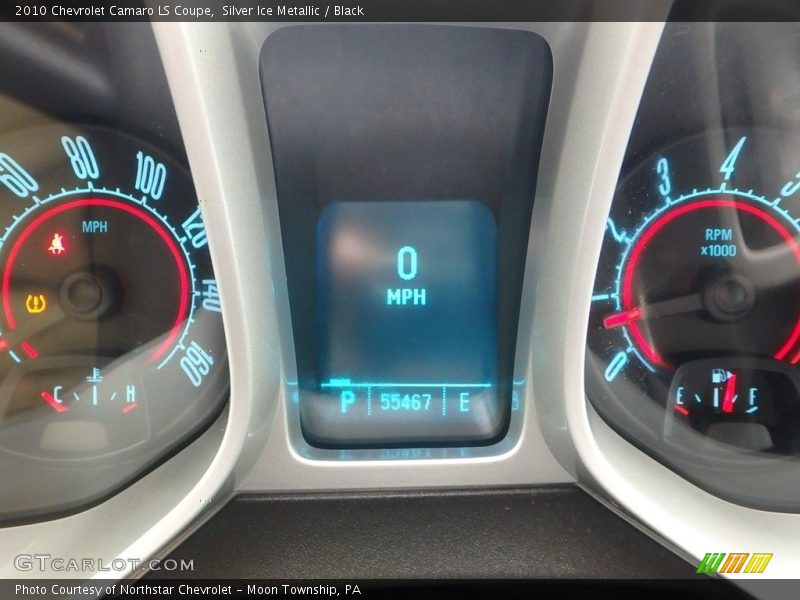Silver Ice Metallic / Black 2010 Chevrolet Camaro LS Coupe