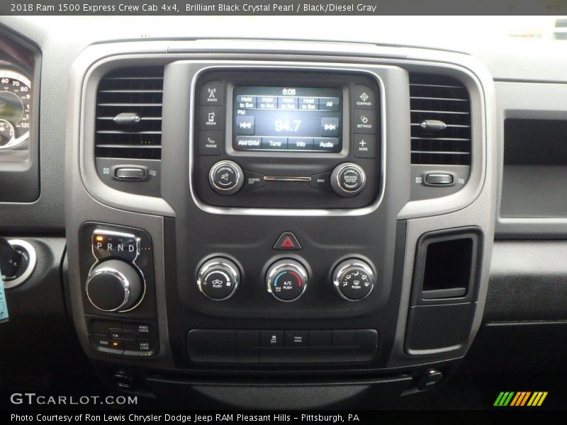 Brilliant Black Crystal Pearl / Black/Diesel Gray 2018 Ram 1500 Express Crew Cab 4x4