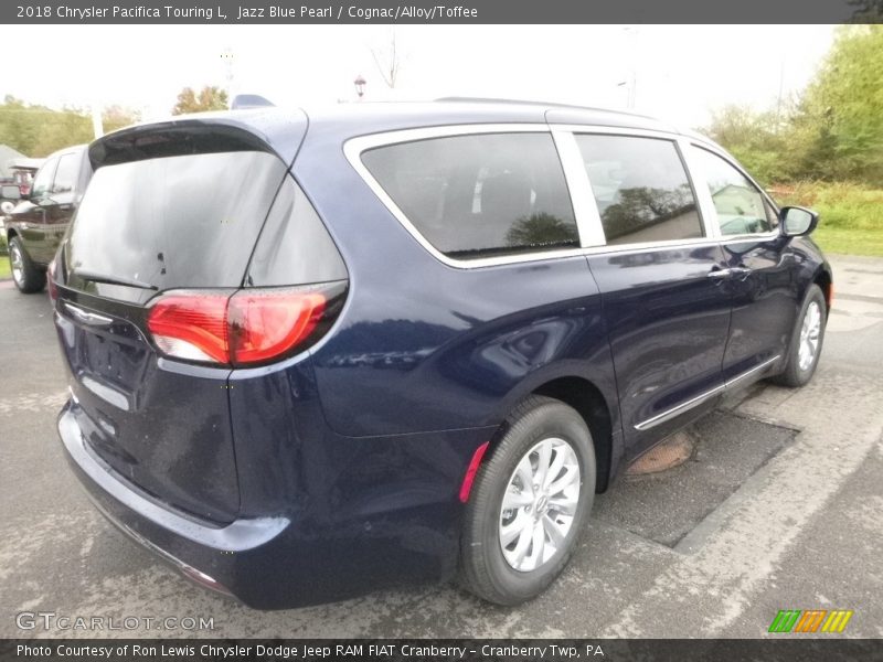 Jazz Blue Pearl / Cognac/Alloy/Toffee 2018 Chrysler Pacifica Touring L