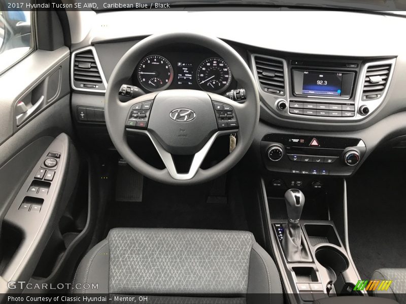 Caribbean Blue / Black 2017 Hyundai Tucson SE AWD