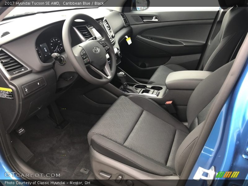 Caribbean Blue / Black 2017 Hyundai Tucson SE AWD