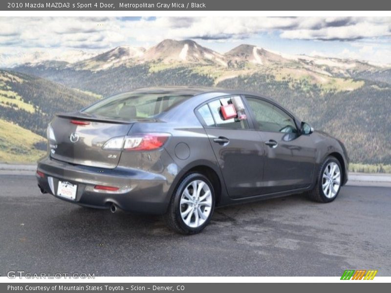 Metropolitan Gray Mica / Black 2010 Mazda MAZDA3 s Sport 4 Door