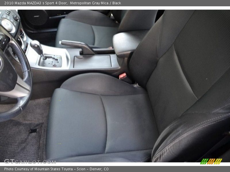 Metropolitan Gray Mica / Black 2010 Mazda MAZDA3 s Sport 4 Door