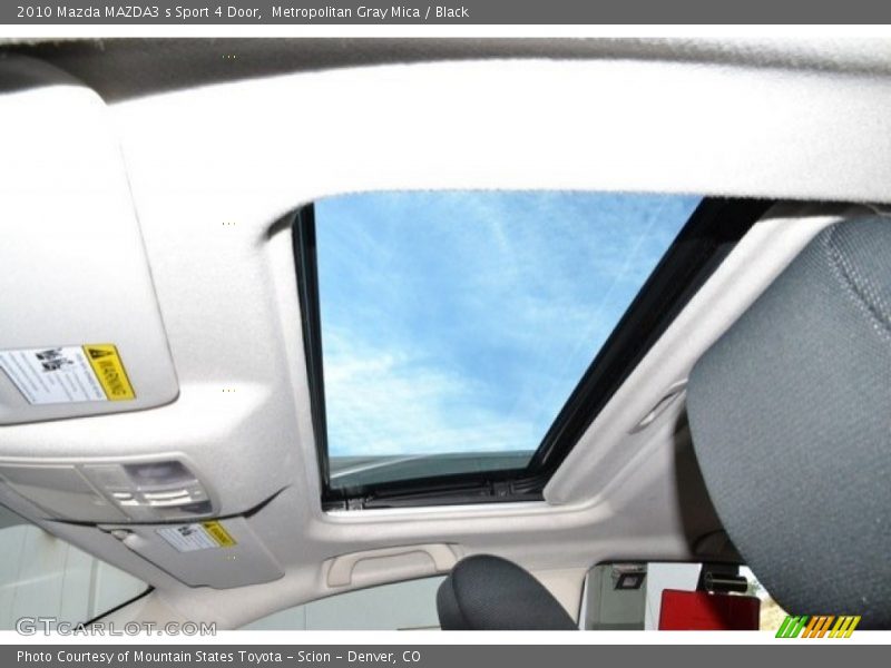 Metropolitan Gray Mica / Black 2010 Mazda MAZDA3 s Sport 4 Door