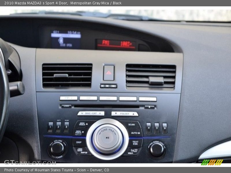 Metropolitan Gray Mica / Black 2010 Mazda MAZDA3 s Sport 4 Door