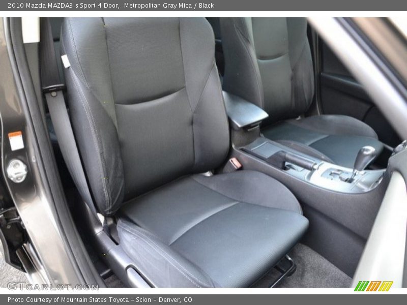 Metropolitan Gray Mica / Black 2010 Mazda MAZDA3 s Sport 4 Door