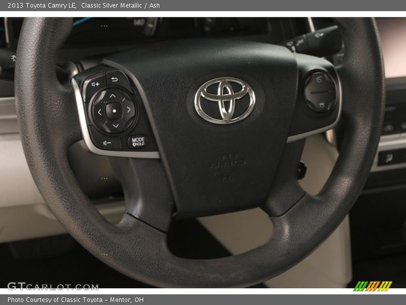 Classic Silver Metallic / Ash 2013 Toyota Camry LE