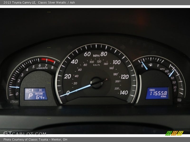Classic Silver Metallic / Ash 2013 Toyota Camry LE