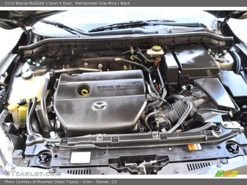 Metropolitan Gray Mica / Black 2010 Mazda MAZDA3 s Sport 4 Door