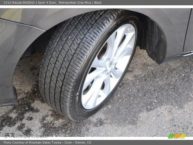 Metropolitan Gray Mica / Black 2010 Mazda MAZDA3 s Sport 4 Door