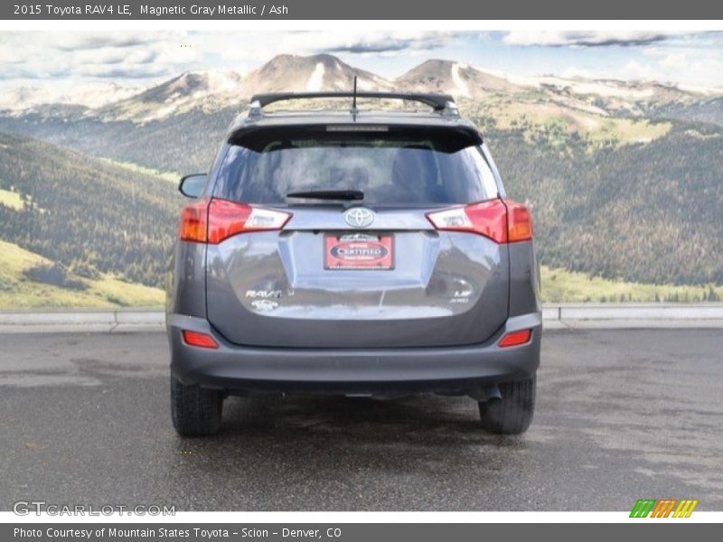 Magnetic Gray Metallic / Ash 2015 Toyota RAV4 LE