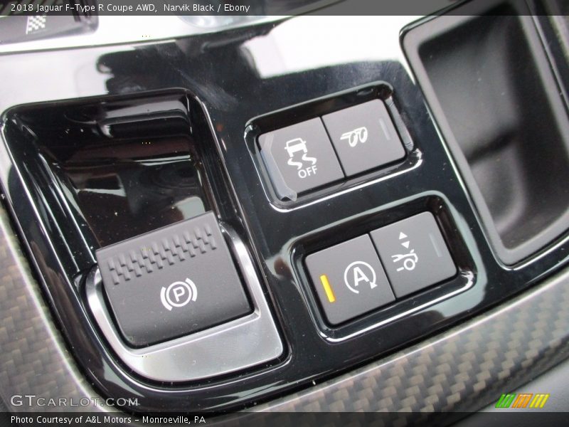 Controls of 2018 F-Type R Coupe AWD
