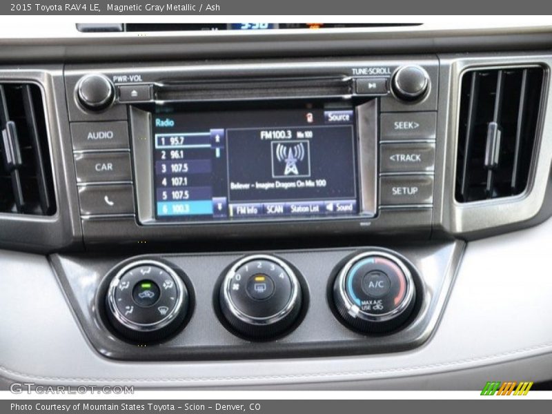 Magnetic Gray Metallic / Ash 2015 Toyota RAV4 LE