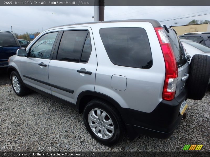 Satin Silver Metallic / Black 2005 Honda CR-V EX 4WD