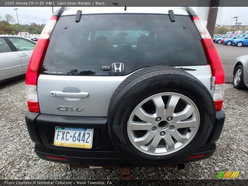 Satin Silver Metallic / Black 2005 Honda CR-V EX 4WD