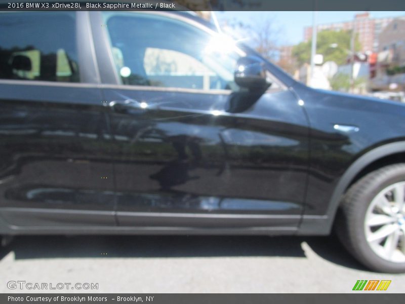 Black Sapphire Metallic / Black 2016 BMW X3 xDrive28i