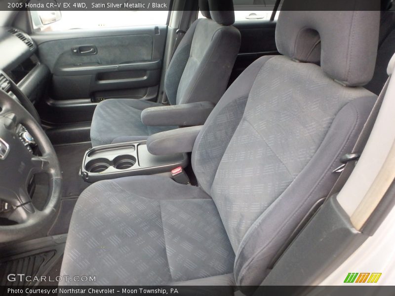 Satin Silver Metallic / Black 2005 Honda CR-V EX 4WD
