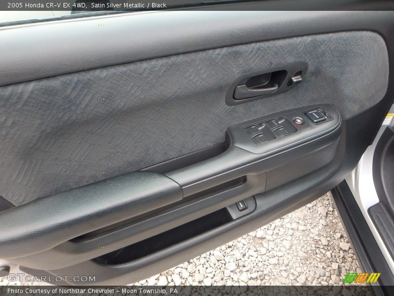 Satin Silver Metallic / Black 2005 Honda CR-V EX 4WD